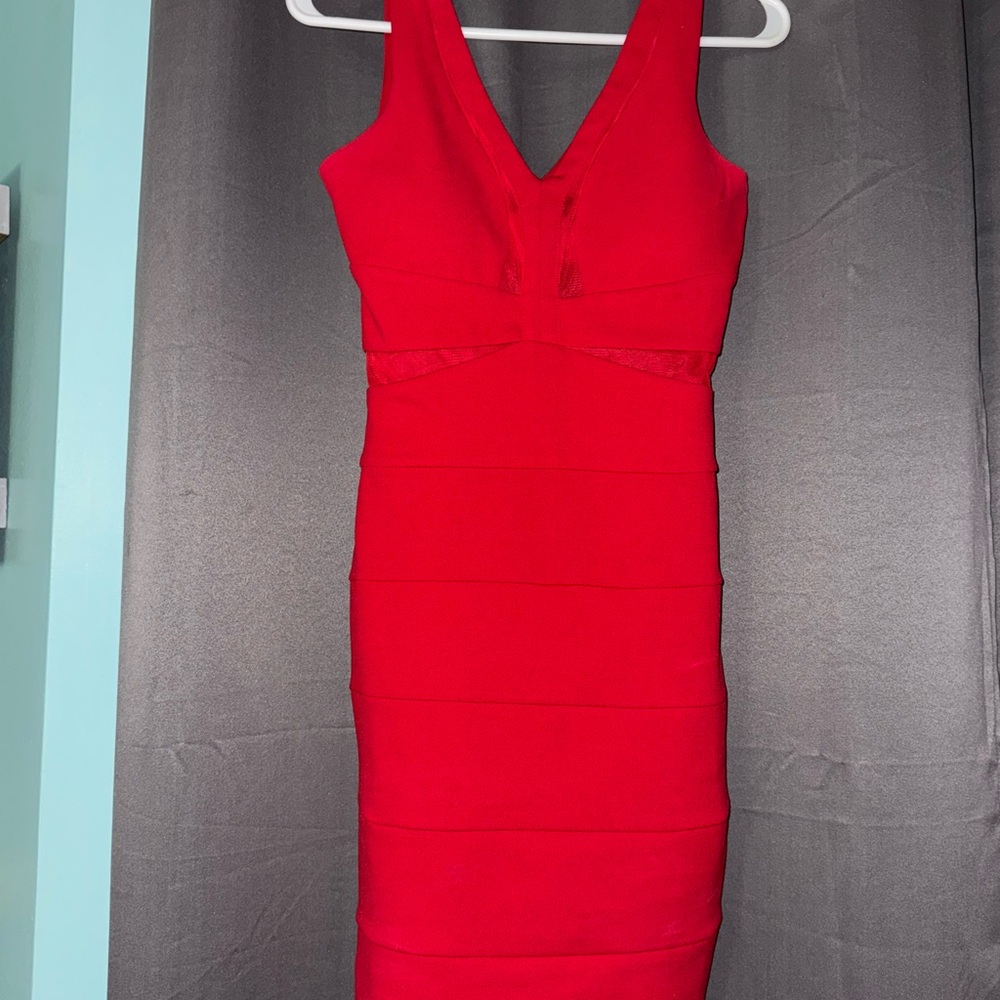 Elegant Red Sleeveless Homecoming Dress